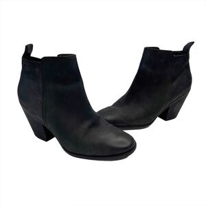Cole Haan Leather Chesney Gray Round Toe Bootie